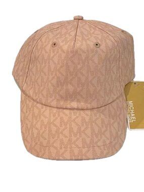 Michael Kors MK Logo Adjustable Baseball Cap Hat  NWT $68